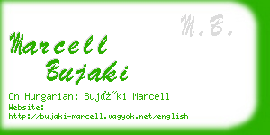 marcell bujaki business card